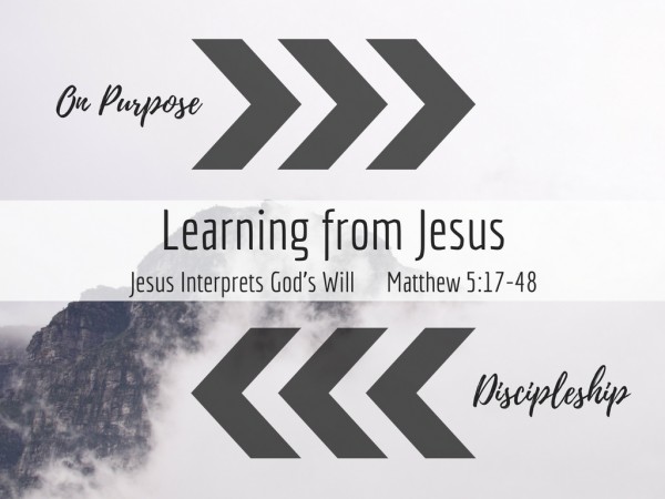 Jesus Interprets God's Will Jesus Interprets God's Will