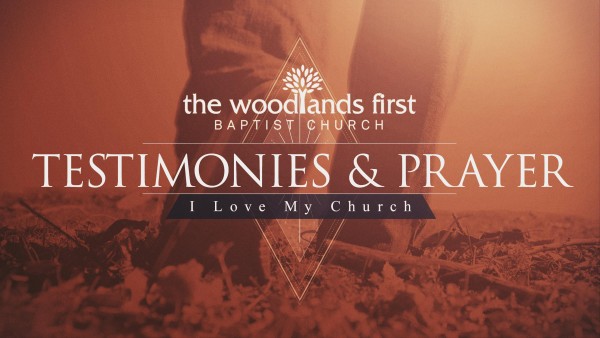 Testimony and Prayer Testimony and Prayer