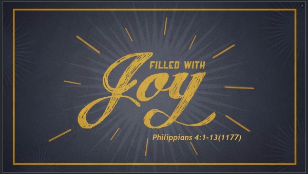 Filled with Joy Filled with Joy