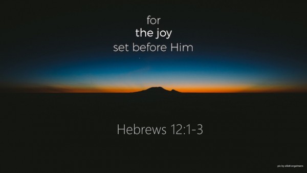 for-the-joy-set-before-himFor the Joy Set Before Him