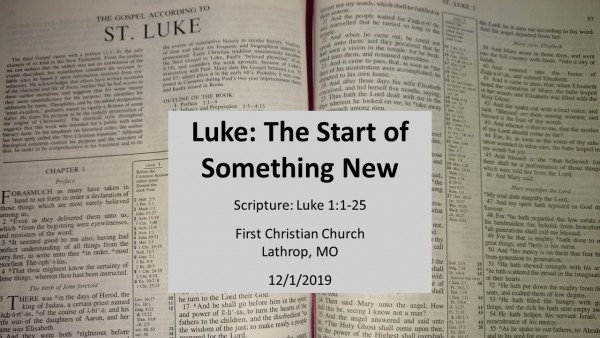 luke-the-start-of-something-newLuke: The Start of Something New