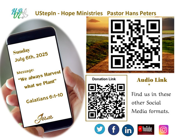 We always Harvest what we Plant - Galatians 6:1-10