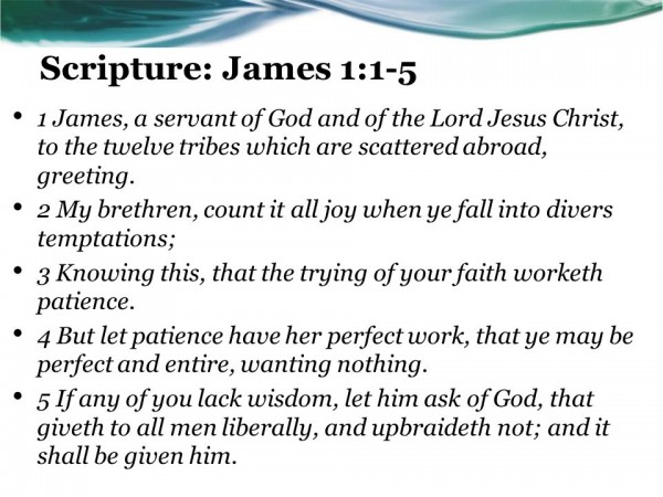 Tenacity or Calamity James 1 : 1-5 Tenacity or Calamity James 1 : 1-5
