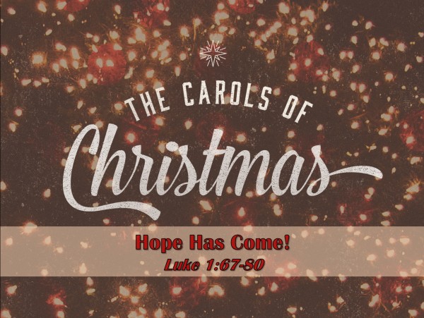 Part 1: Carol of Zechariah Part 1: Carol of Zechariah