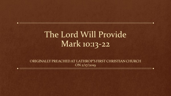 the-lord-will-provideThe Lord Will Provide