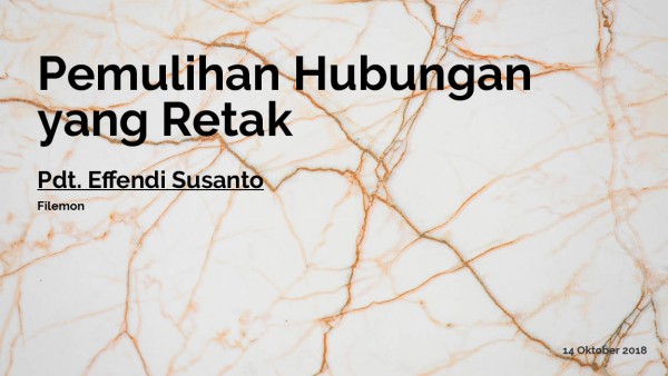 Pemulihan hubungan yang retak Pemulihan hubungan yang retak