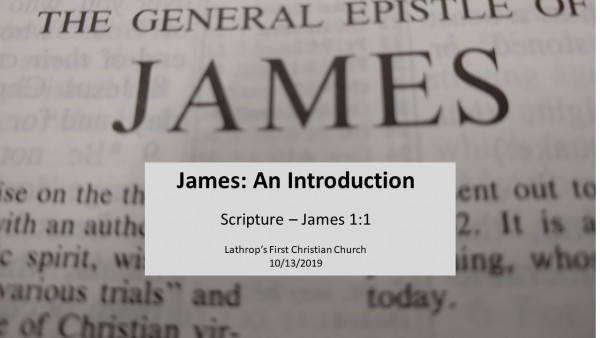 sermon-1-james-an-introductionSermon 1 - James, an Introduction