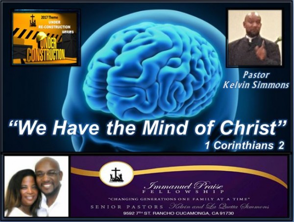 We Have the Mind of God We Have the Mind of God
