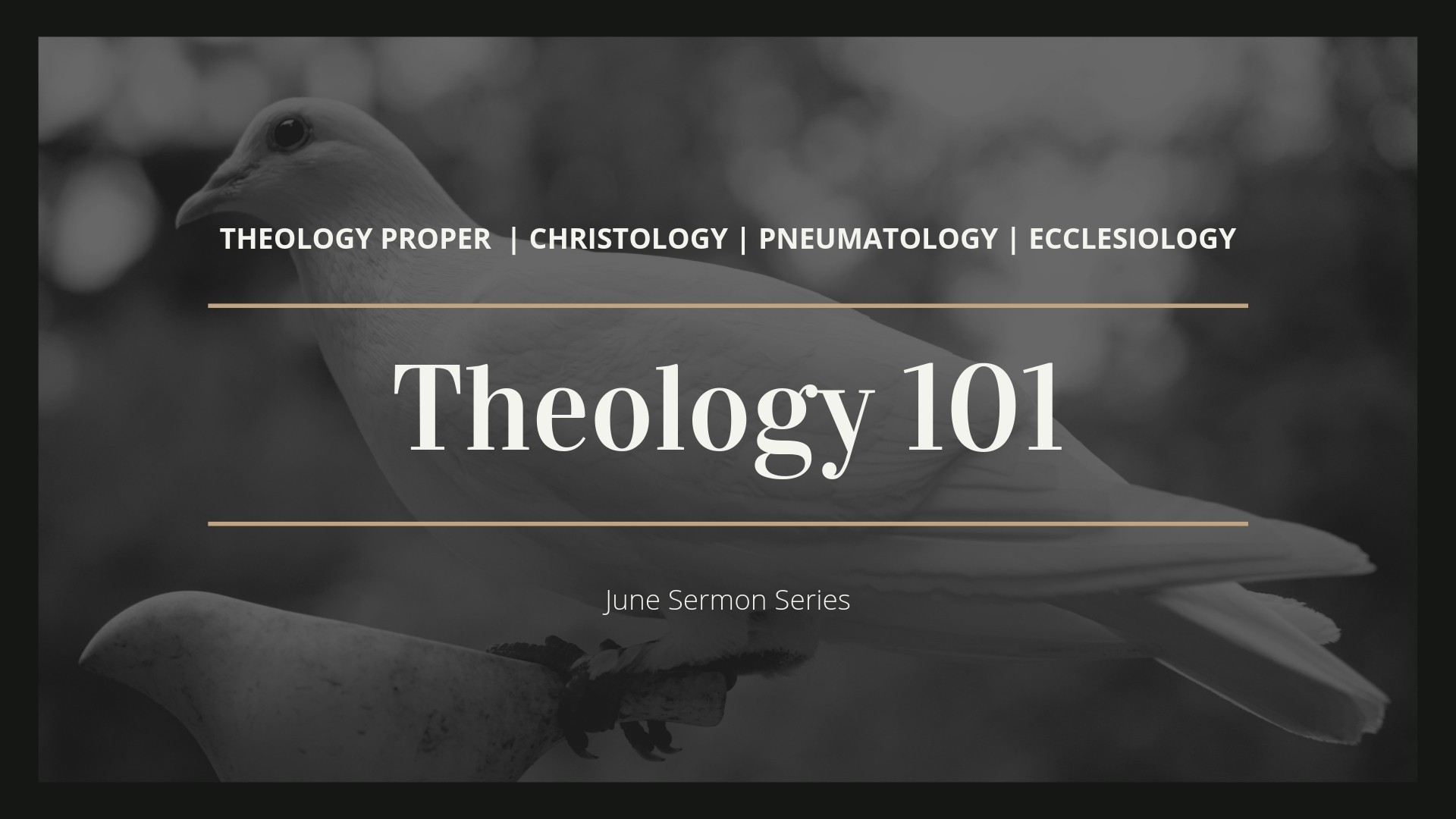Theology 101: God, the Spirit