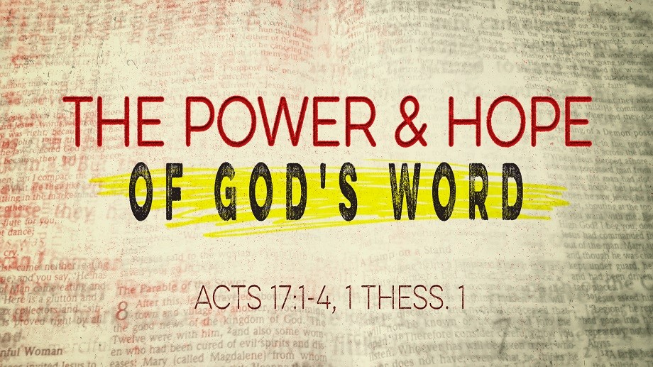 The Power and Hope of God’s Word