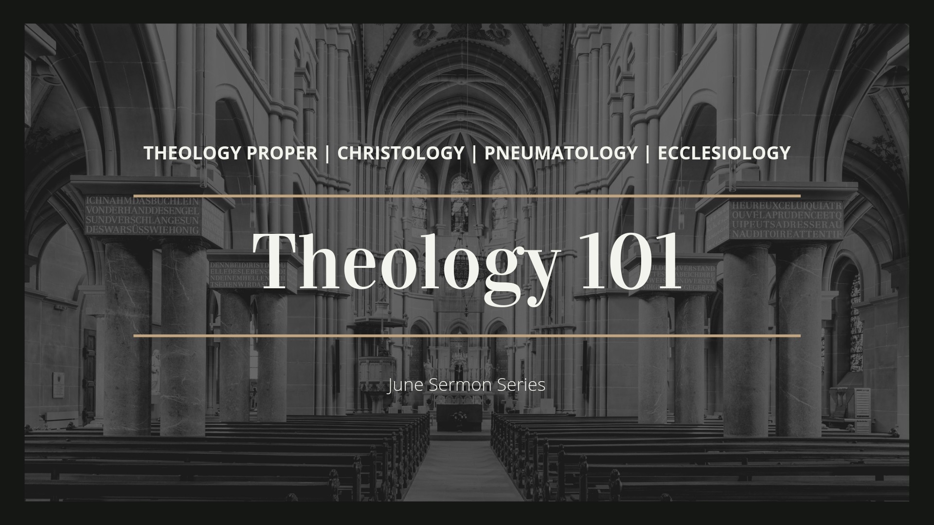 Theology 101: The Church