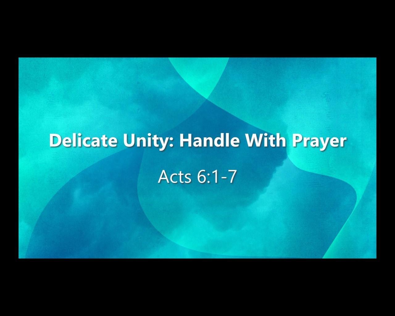 Delicate Unity Handle with Prayer Fairfield First Baptist Church's